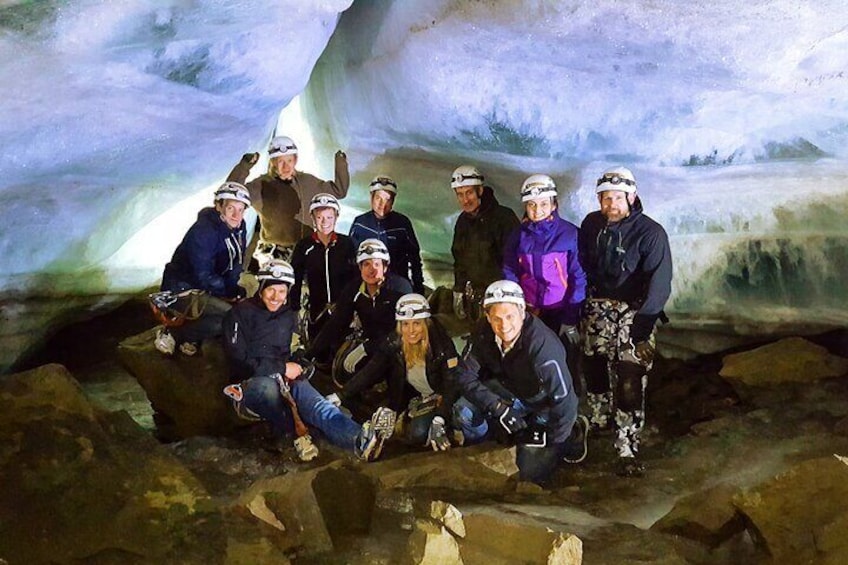 The underground environment of the mine is stable at +4 degrees, but some parts have ice all year round