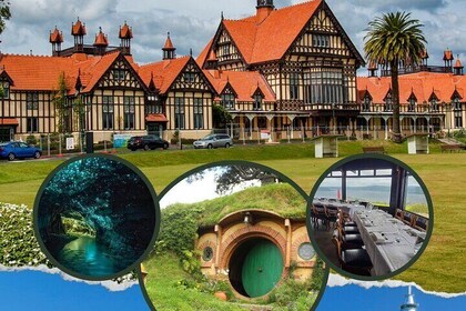 Two Days Guided Tour in Auckland and Rotorua (Waitomo+Hobbiton)