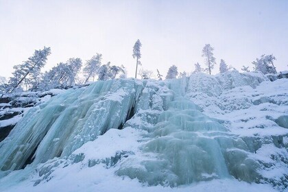 Rovaniemi Korouma Frozen Waterfalls Hiking Tour with BBQ