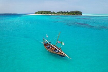 Full Day Mnemba Island Luxury Dhow in Zanzibar