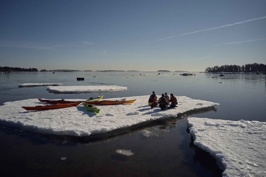 Picture 4 for Activity Helsinki: Winter Kayaking in Eastern Helsinki Archipelago