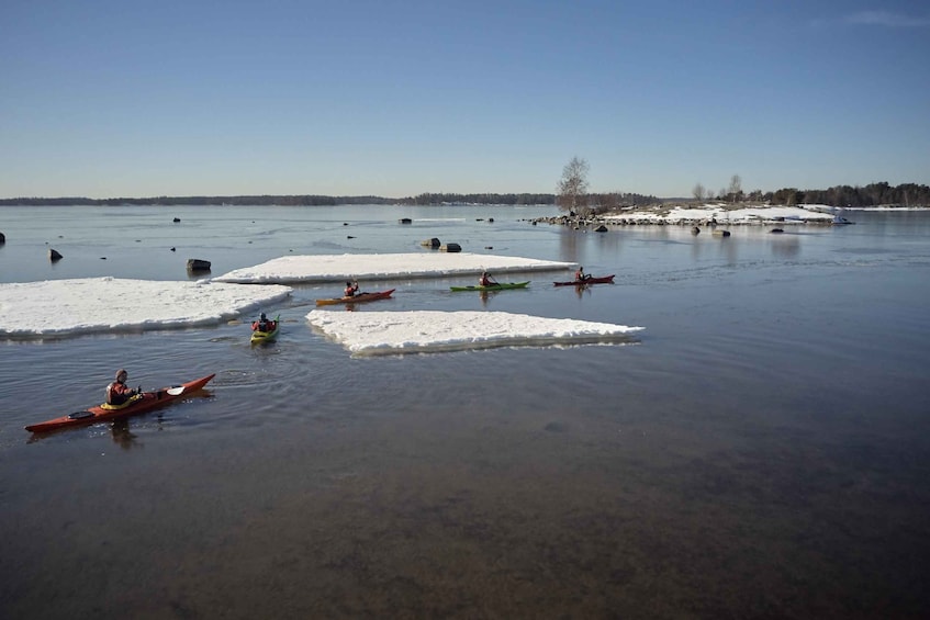 Picture 5 for Activity Helsinki: Winter kayaking in Eastern Helsinki Archipelago