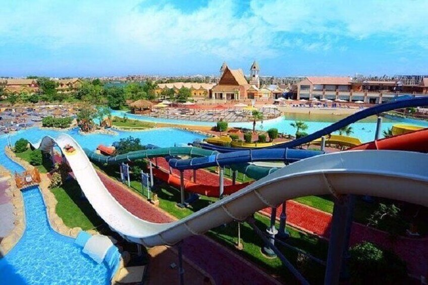 Full Day Aqua Park:Water World Makadi ,Lunch & Transfer- Hurghada