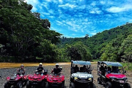 Private Mountain quad bike, Zipline, Tractor Safari Tour and Lunch