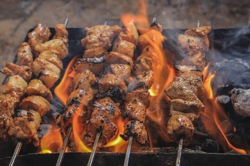 Savor a delicious BBQ grill