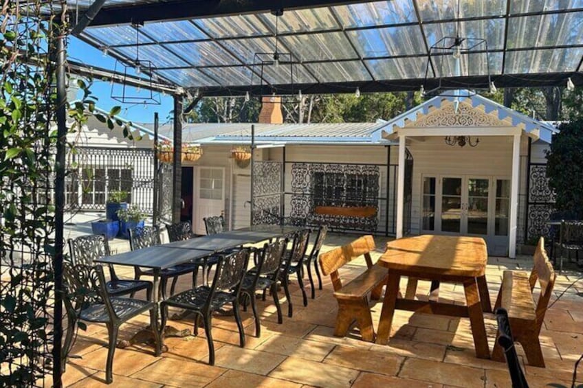Set on our Iron Terrace, this spaces offers relaxed chill vibes