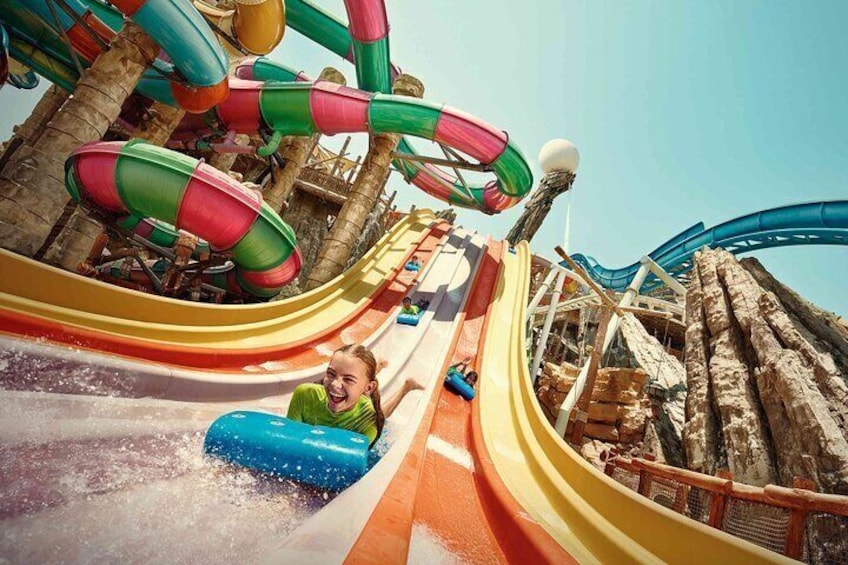 Visit Yas Island Water World from Dubai
