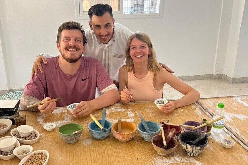 Pottery and Ceramic Guided Experience at our Workshop in Fes