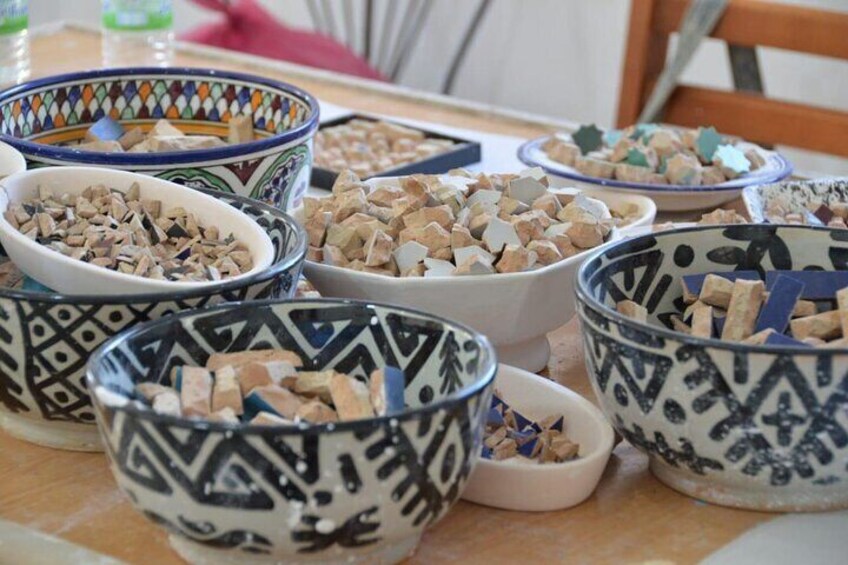 Pottery and Ceramic Guided Experience at our Workshop in Fes