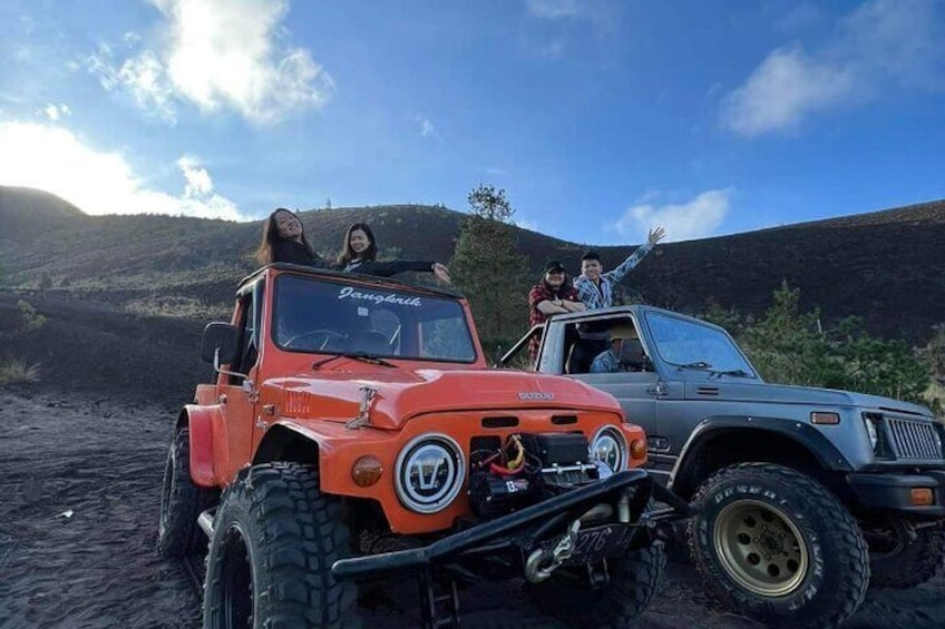 Batur Jeep Sunrise with Cepung Waterfall Delight Tour