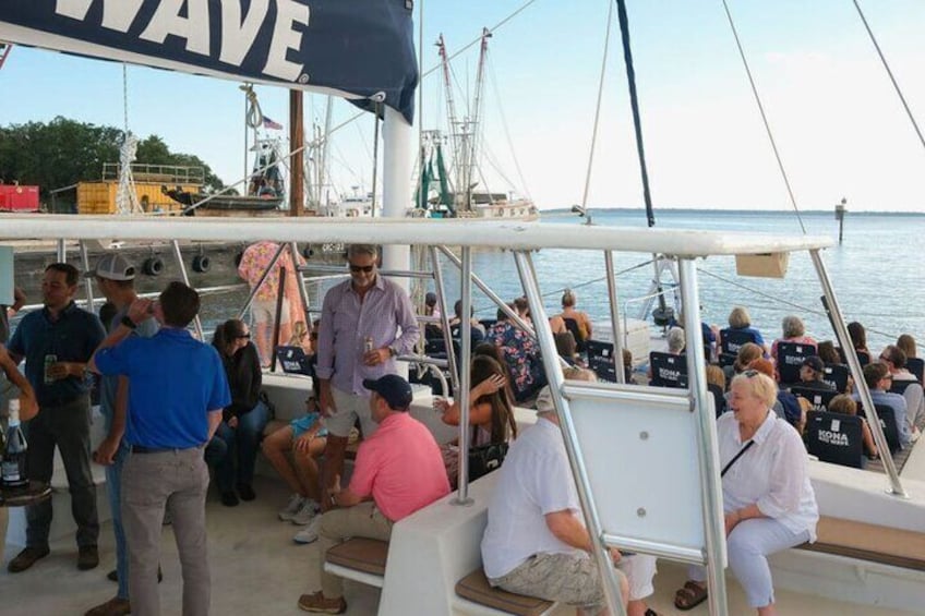 Afternoon Sail in Charleston’s Historic Harbor on a Catamatan 