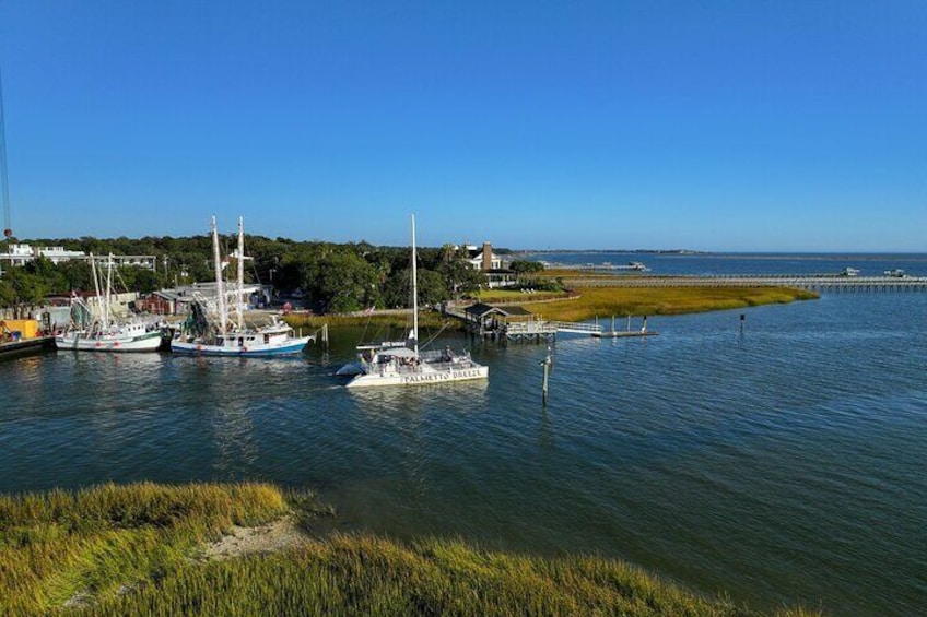 Afternoon Sail in Charleston’s Historic Harbor on a Catamatan 