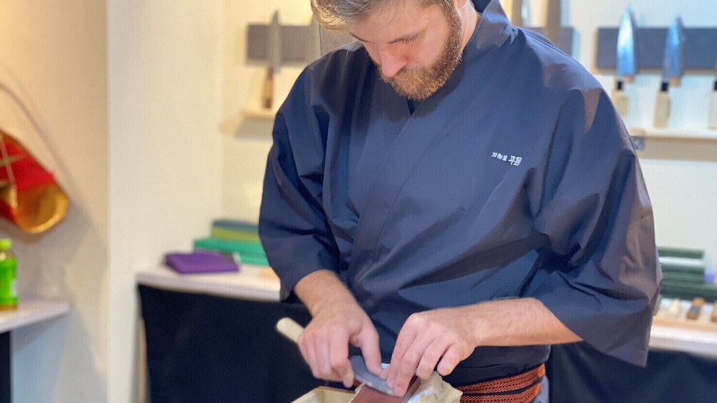Japanese Knife-Making Workshop in Kyoto