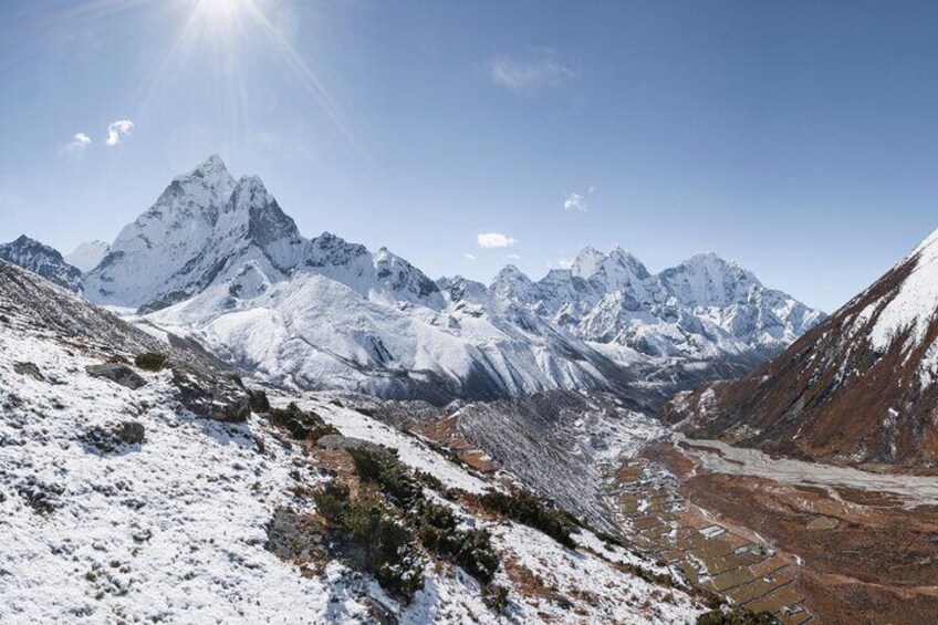View of Dingboche Village