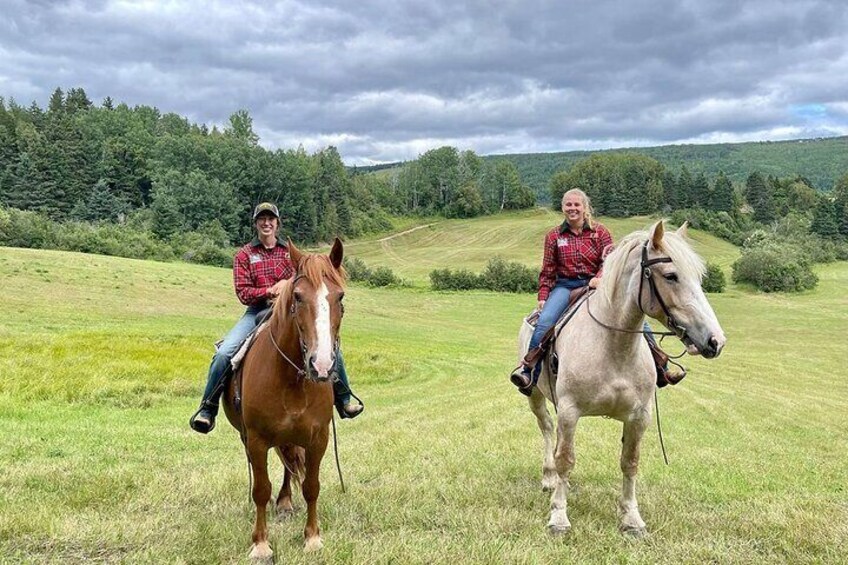 Guided Horse Riding in the Bay of Saint Paul Valley