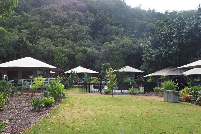 Gardens looking to the National Park