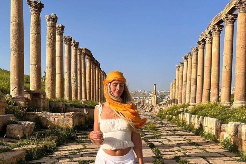 Full Day Umm Qais, Jerash, Ajloun Tour From Amman