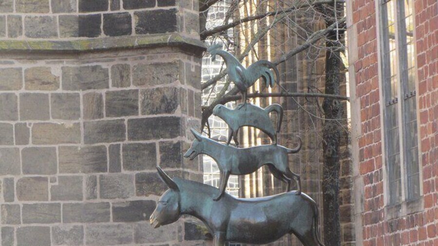 The world famous Bremen Town Musicians