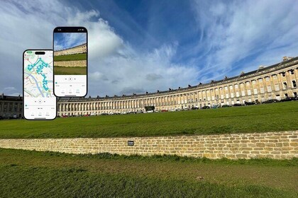 Tour a piedi di Bath Bridgerton della location delle riprese con Mobile App