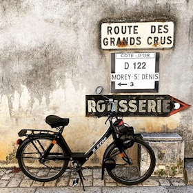 Balade Solex/Vélo avec guide et dégustation de vins