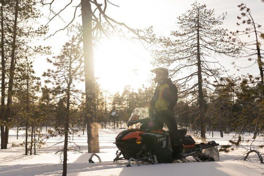 Family Snowmobile Safari in Rovaniemi