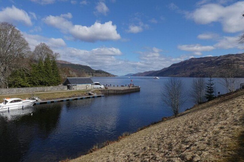 The Calendonian Canal meets Loch Ness at Fort Augustus