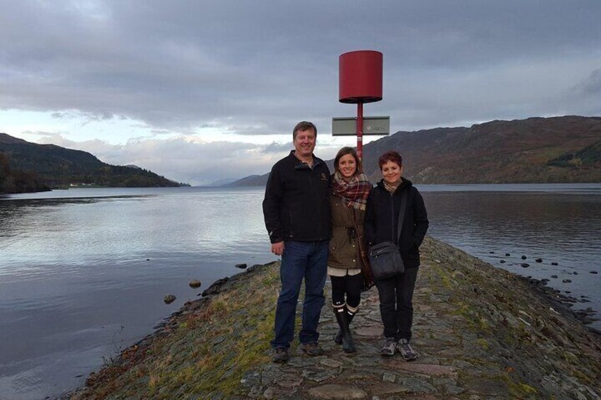 Happy group at Loch Ness