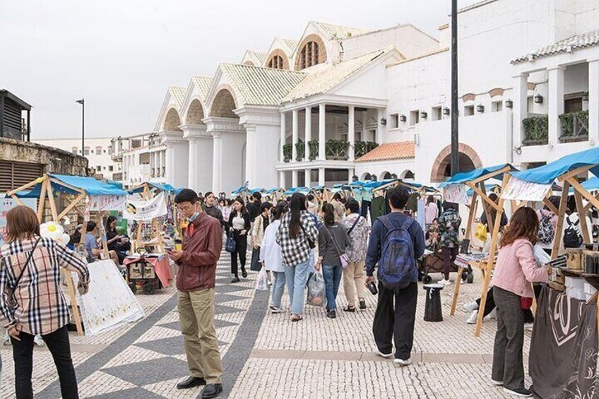 Shopping at Macau Fisherman's Wharf