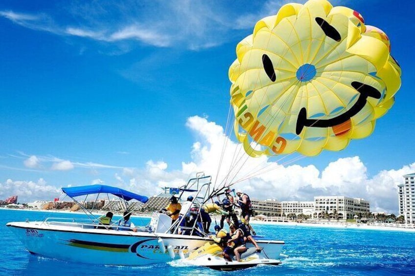 Private Parasailing Activity in San Andres in Colombia Islands