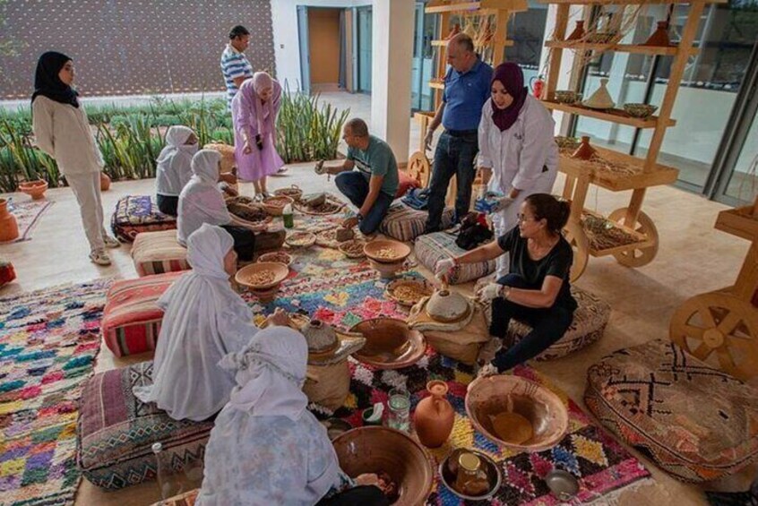 Taghazout Argan Oil Extraction Workshop