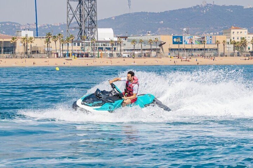 Clients love driving a jet ski and they always repeat