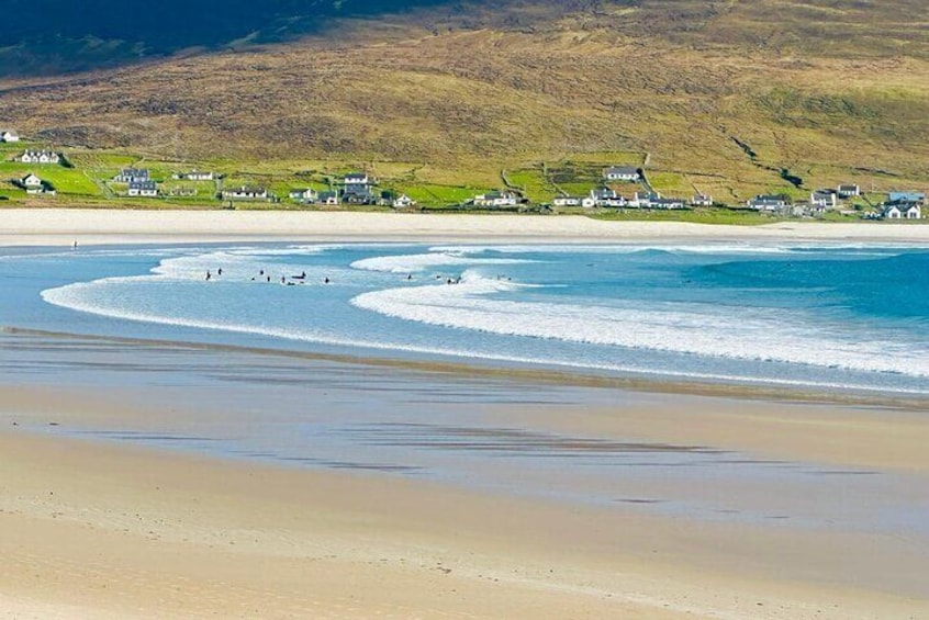 Keel Beach on wild Atlantic way achill 