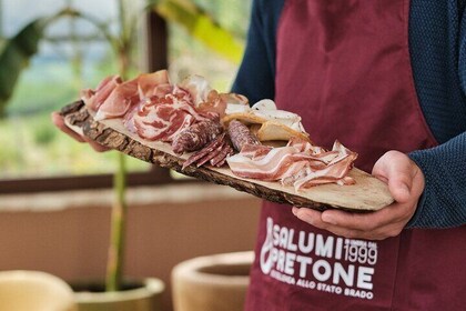 Flavours of Gubbio: Tastings of Salami Black Pork Brado