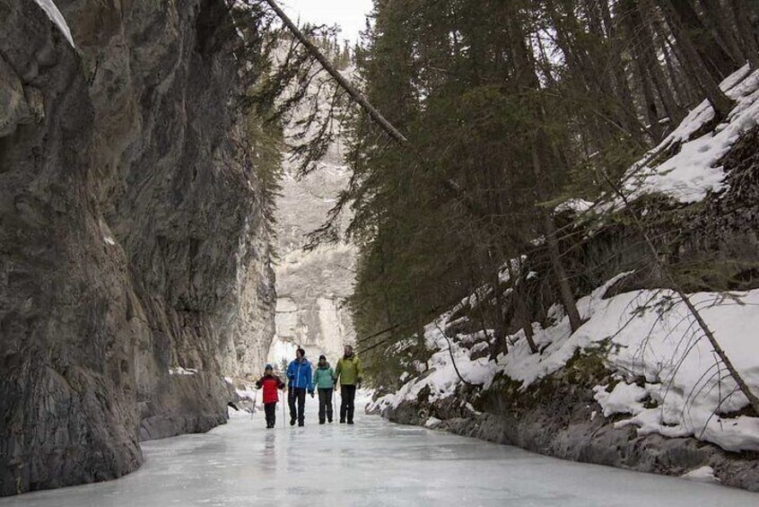 Grassi Lake and Grotto Canyon Ice Walk from Canmore