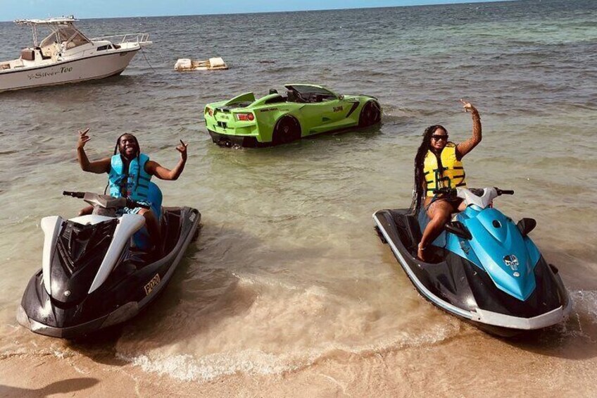 Customized JETSKI and BAMBOO RAFTING + LIME STONE MASSAGE 