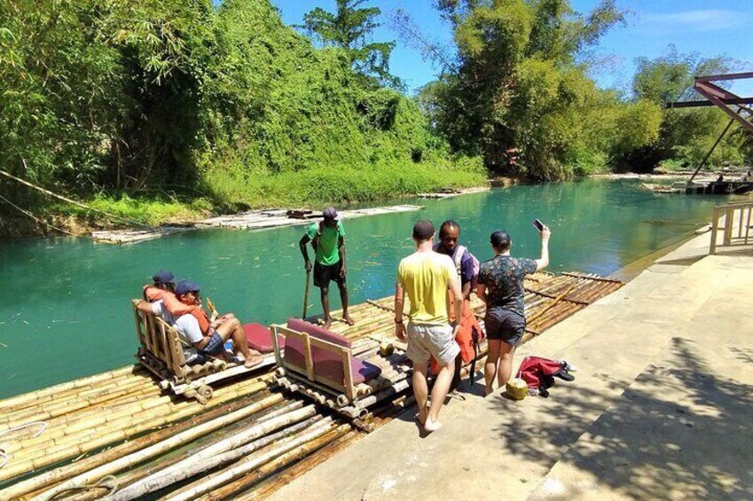 Customized JETSKI and BAMBOO RAFTING + LIME STONE MASSAGE 