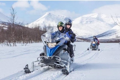 Snowmobiles Rides in the Carpathian with private transport