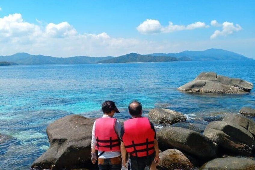 Snorkeling in Pandan Pandan Island