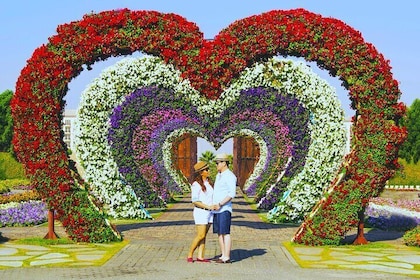 Dubai Miracle Garden Entry Ticket and Optional Private Transport