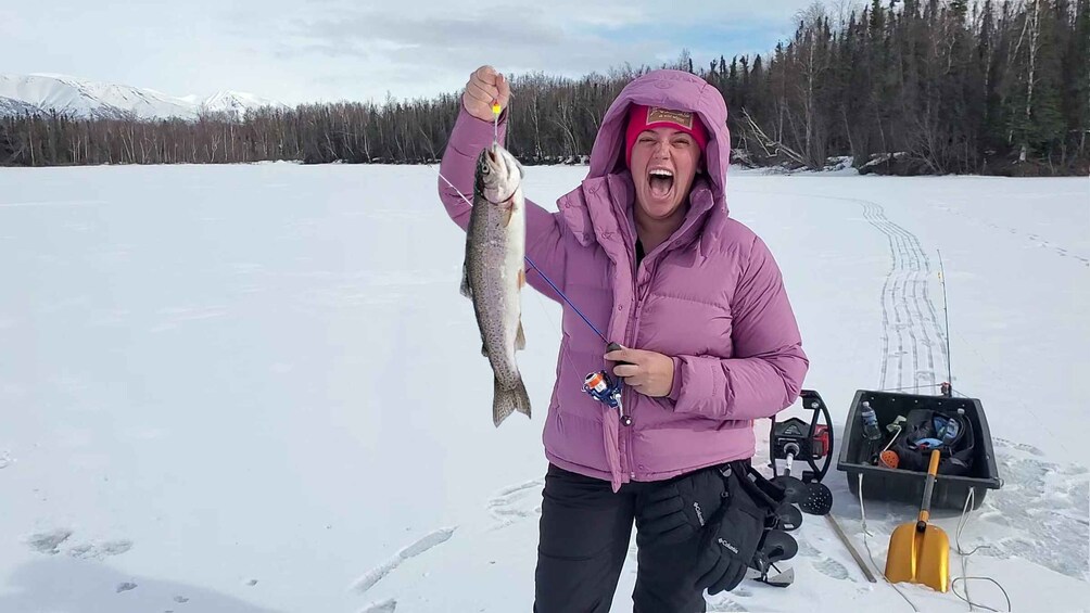 Picture 7 for Activity Anchorage: Half-Day Ice Fishing Trip with Hotel Pickup