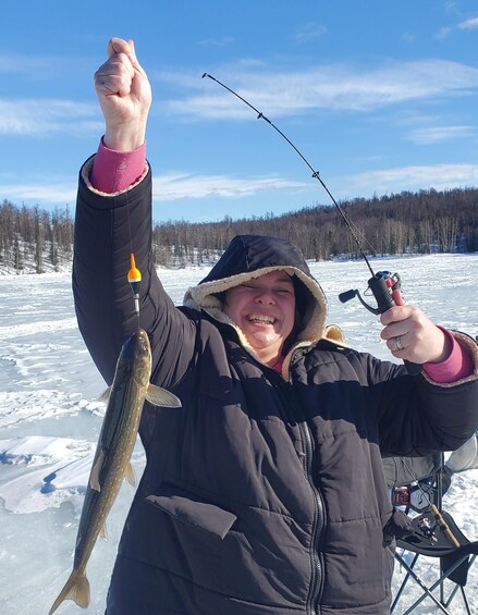 Picture 1 for Activity Anchorage: Half-Day Ice Fishing Trip with Hotel Pickup