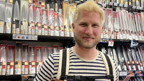 Tokio: tienda de cuchillos de cocina japoneses y recorrido histórico de Asa...