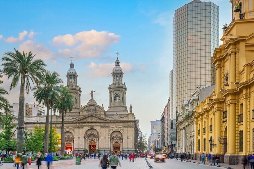 Half Day Tour to Santiago with Transport