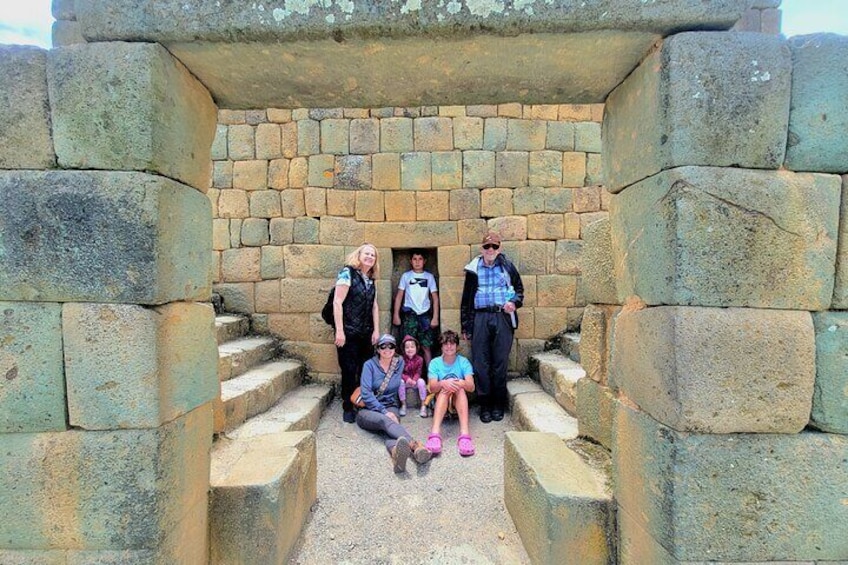 Sun temple ingapirca ruins ecuador