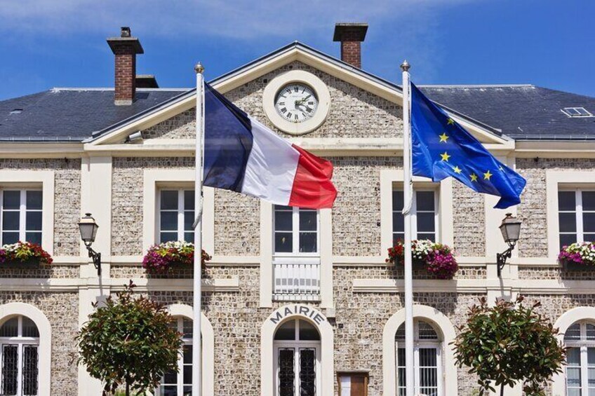 The city hall of Etretat.