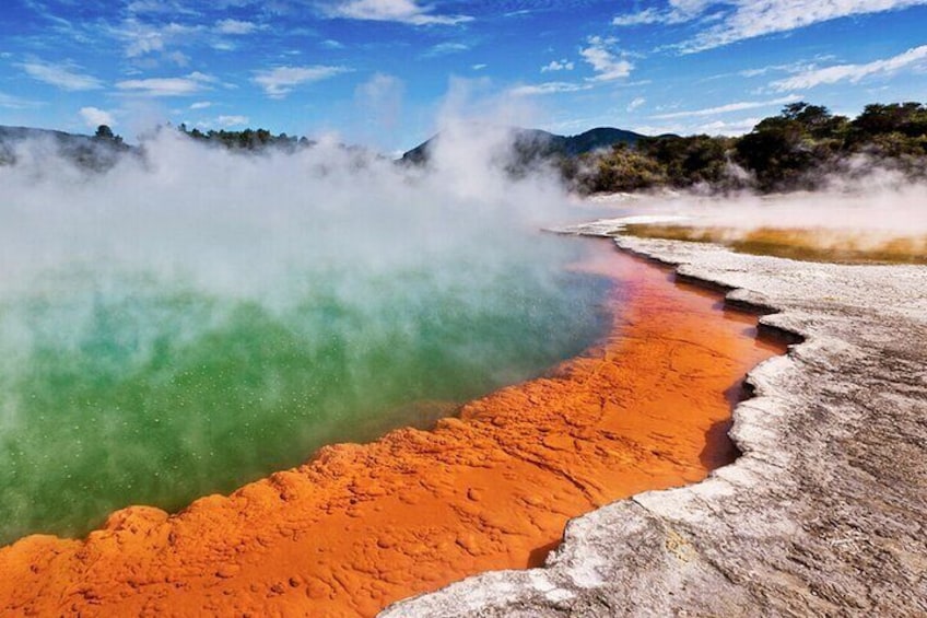 From Rotorua WAI-O-TAPU Geothermal Wonderland Half Day Tour