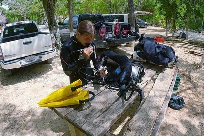 Cenote Dos Ojos Guided Scuba Diving