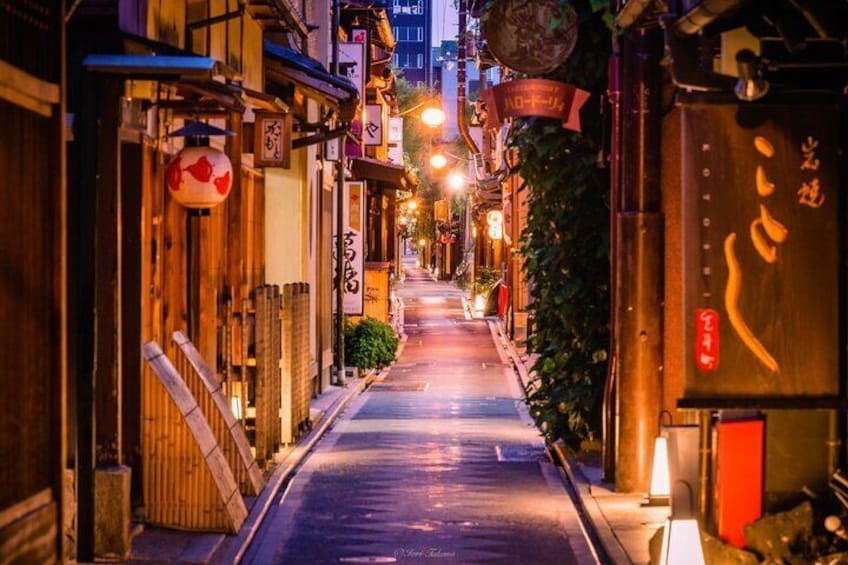 Pontocho is a vibrant alley in Kyoto famous for its traditional teahouses, dining experiences, and lively atmosphere along the Kamo River.