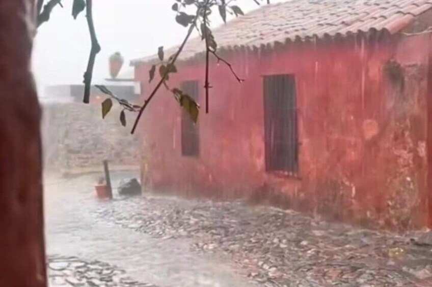 street of sighs on a stormy day