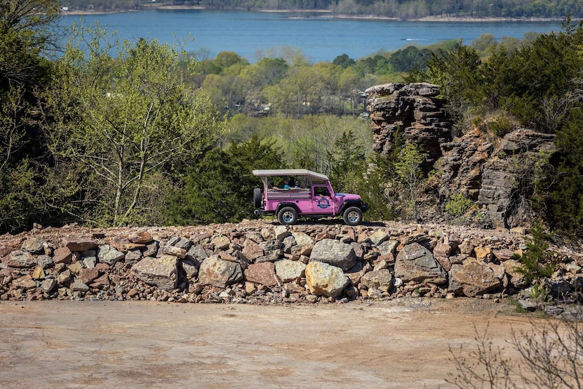 Picture 3 for Activity Branson: Downtown to Mountaintop Pink Jeep Adventure